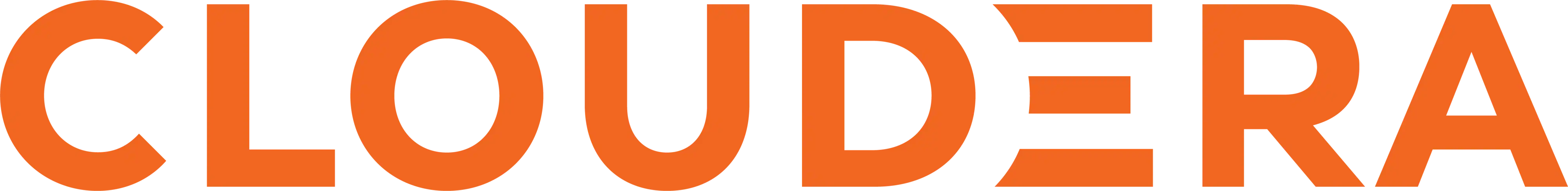 Cloudera Logo Darkorange
