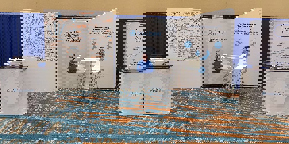 Image of a stand in a exhibition hall