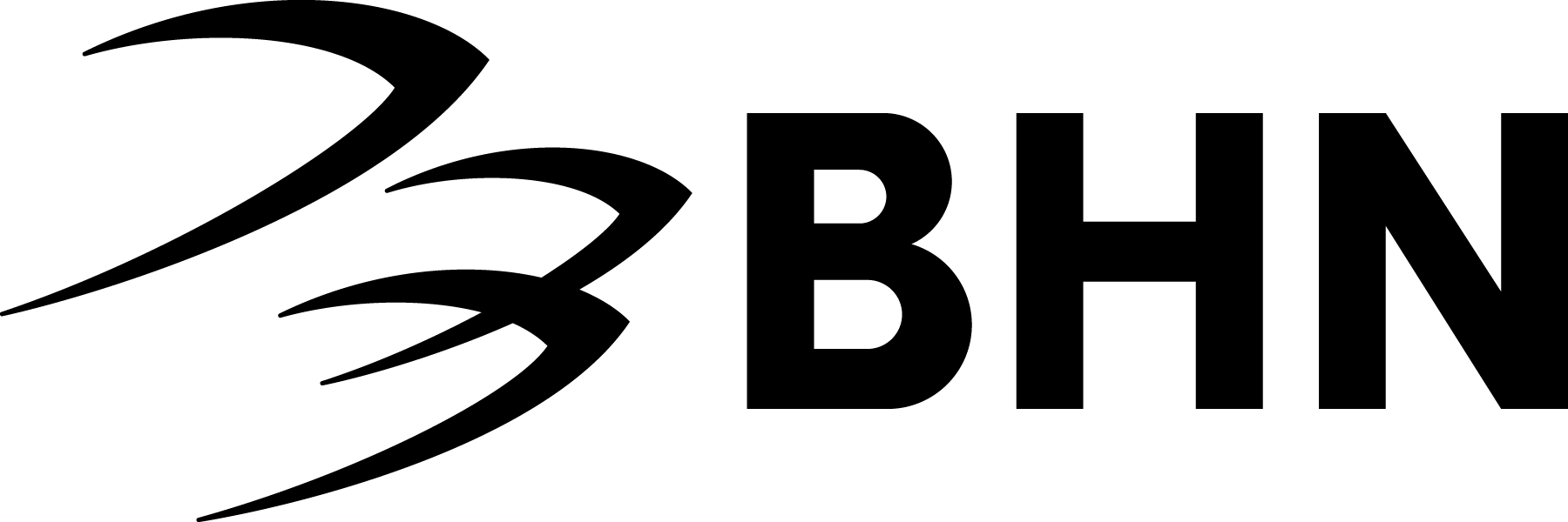 BHN Logo RGB H Black